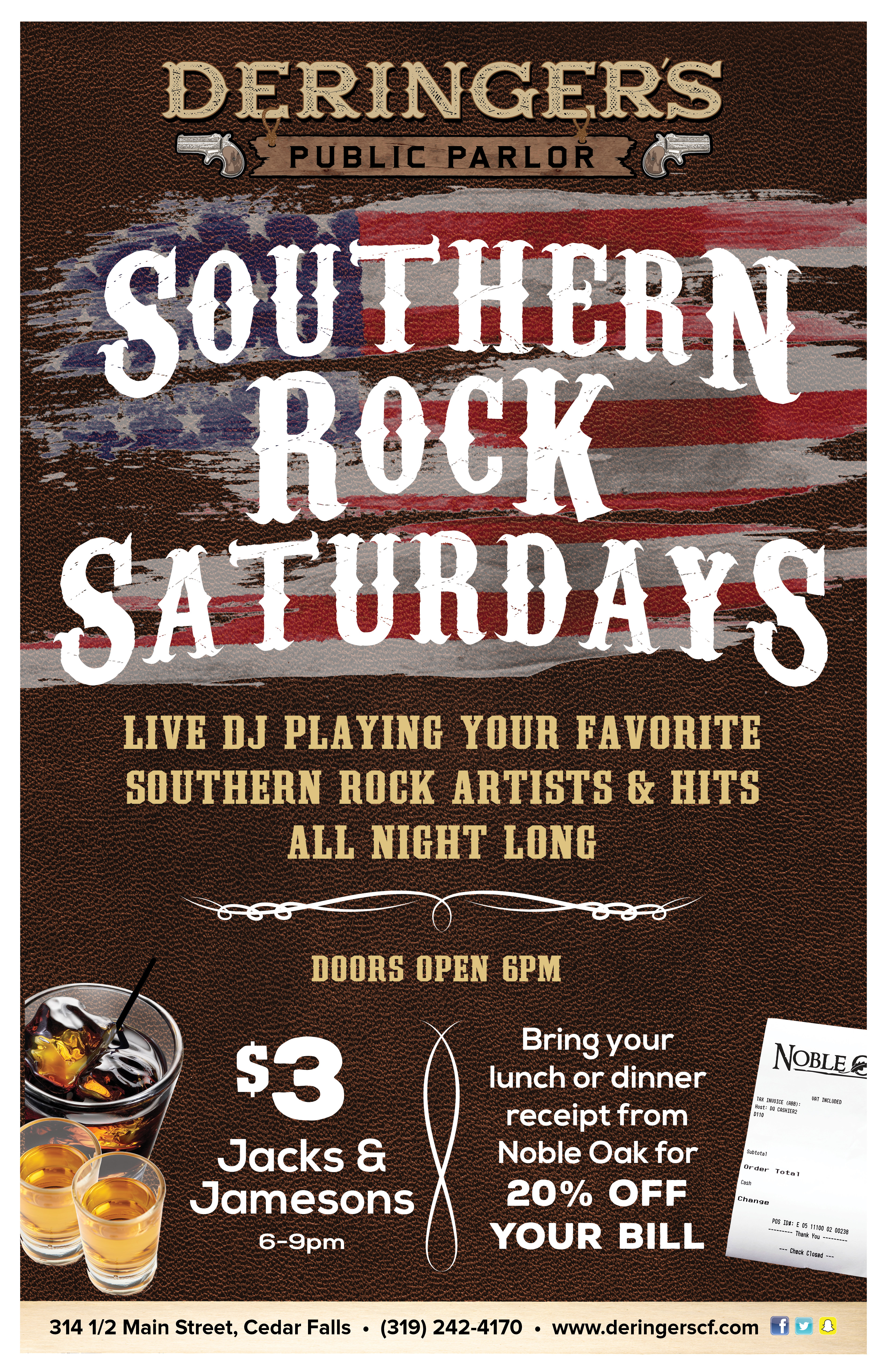 Deringer's Southern Rock Saturdays